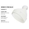 imageAdidas Womens Beanie with Pom  Knit Winter Ballie HatWhiteGreyPom