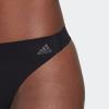 imageAdidas Womens Micro Flex Thong Panty UnderwearBlackForge Iron