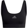 imageAdidas Womens Micro Stretch Seamless Wireless Lounge BraBlack