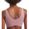 imageAdidas Womens Micro Stretch Seamless Wireless Lounge BraMagic Mauve