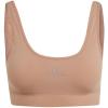 imageAdidas Womens Micro Stretch Seamless Wireless Lounge BraToasted Carmel