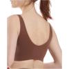 imageAdidas Womens Micro Stretch Seamless Wireless Lounge BraToasted Mocha