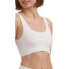 imageAdidas Womens Micro Stretch Seamless Wireless Lounge BraWhite