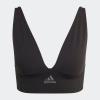 imageAdidas Womens MicroStretch Lounge BraSeamless Comfort ampamp SupportBlack