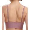 imageAdidas Womens MicroStretch Lounge BraSeamless Comfort ampamp SupportMagic Mauve