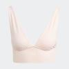 imageAdidas Womens MicroStretch Lounge BraSeamless Comfort ampamp SupportPeach Whip