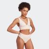 imageAdidas Womens MicroStretch Lounge BraSeamless Comfort ampamp SupportPeach Whip