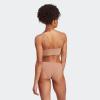 imageAdidas Womens MicroStretch Lounge BraSeamless Comfort ampamp SupportToasted Almond