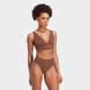 imageAdidas Womens MicroStretch Lounge BraSeamless Comfort ampamp SupportToasted Mocha