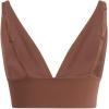 imageAdidas Womens MicroStretch Lounge BraSeamless Comfort ampamp SupportToasted Mocha