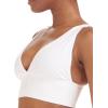 imageAdidas Womens MicroStretch Lounge BraSeamless Comfort ampamp SupportWhite