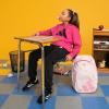 imageMidway Small Backpack for women and men durable laptop bagClear PinkPink Fusion