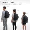 imageMidway Small Backpack for women and men durable laptop bagTwill WhiteBlack
