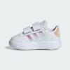 imageadidas BabyBoys Grand Court 20 SneakerWhiteIridescentGrey