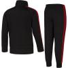 imageadidas Boys 2 Piece Classic Tricot Track SetTrack PantsBlack With Bright Red