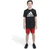 imageadidas Boys Classic 3Stripes ShortsBetter Scarlet