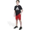 imageadidas Boys Classic 3Stripes ShortsBetter Scarlet