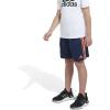 imageadidas Boys Classic 3Stripes ShortsCollegiate Navy With Orange