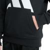imageadidas Boys Long Sleeve Essential Big Logo Fleece Pullover HoodieBlack