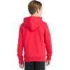 imageadidas Boys Long Sleeve Essential Big Logo Fleece Pullover HoodiePure Ruby