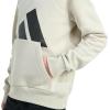 imageadidas Boys Long Sleeve Essential Big Logo Fleece Pullover HoodieWonder Alumina