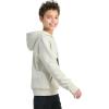 imageadidas Boys Long Sleeve Essential Big Logo Fleece Pullover HoodieWonder Alumina