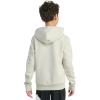 imageadidas Boys Long Sleeve Essential Big Logo Fleece Pullover HoodieWonder Alumina
