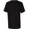 imageadidas Boys Short Sleeve Cotton Jersey Logo TShirt TeeBlack Core