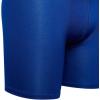 imageadidas Boys Youth Microfiber 4Pack Long Boxer BriefOnix GreyGreyScarlet Red