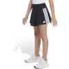imageadidas Girls 3Stripe Flounce SkortBlack