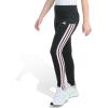 imageadidas Girls 3Stripe LeggingBlack With Pink