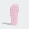 imageadidas Girls Adilette Aqua Slides ToddlerLittle KidBig KidClear PinkWhiteClear Pink