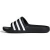 imageadidas Girls Adilette Aqua Slides ToddlerLittle KidBig KidCore BlackWhiteCore Black