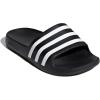 imageadidas Girls Adilette Aqua Slides ToddlerLittle KidBig KidCore BlackWhiteCore Black