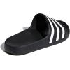 imageadidas Girls Adilette Aqua Slides ToddlerLittle KidBig KidCore BlackWhiteCore Black