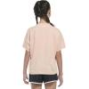 imageadidas Girls Short Sleeve Drop Shoulder Graphic Tee ShirtPowder Coral