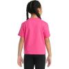imageadidas Girls Short Sleeve Embroidered TeeShock Pink