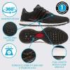 imageadidas Golf Mens Tour360 XTSL ShoesCore BlackGrey FiveScarlet