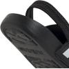 imageadidas Kids Adilette Estrap Slide SandalsBlackWhiteBlack
