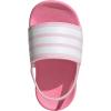 imageadidas Kids Adilette Estrap Slide SandalsClear PinkWhiteBliss Pink