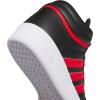 imageadidas Kids Boys Hoops 40 Mid Basketball Sneakers Shoes  Black RedBlackBetter ScarletWhite