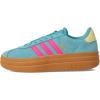 imageadidas Kids VL Court 30 SneakerPowder TealShock PinkPowder Yellow