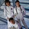 imageadidas Kids Zne Full Zip HoodieWhiteBlack