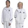 imageadidas Kids Zne Full Zip HoodieWhiteBlack