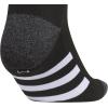 imageadidas Low Cut Ankle Socks for Boys and Girls Youth 6Pack Athletic Cushioned and ComfortableBlackOnix GreyWhite