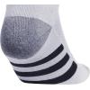 imageadidas Low Cut Ankle Socks for Boys and Girls Youth 6Pack Athletic Cushioned and ComfortableCool Light HeatherCollegiate NavySemi Lucid Blue