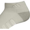 imageadidas Low Cut Ankle Socks for Boys and Girls Youth 6Pack Athletic Cushioned and ComfortableSilver Pebble GreyPutty GreyWhite