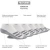 imageadidas Low Cut Ankle Socks for Boys and Girls Youth 6Pack Athletic Cushioned and ComfortableWhiteGreyLight Onix GreyStripe