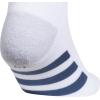 imageadidas Low Cut Ankle Socks for Boys and Girls Youth 6Pack Athletic Cushioned and ComfortableWhitePure Teal GreenMineral Blue