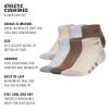 imageadidas Low Cut Ankle Socks for Boys and Girls Youth 6Pack Athletic Cushioned and ComfortableWonder BeigeCool Light HeatherEarth Strata Brown